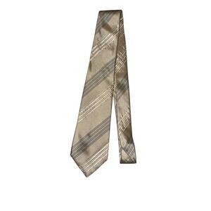 Cravate Ermenegildo Zenga 100% Soie – Motif Pois Arancione/beige, Modèle A168 Occasion